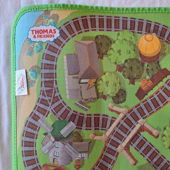 Thomas & Friends Playmat 30x24 Train Tracks Durable Material Zoo Farm Hospital - Picture 2 of 9